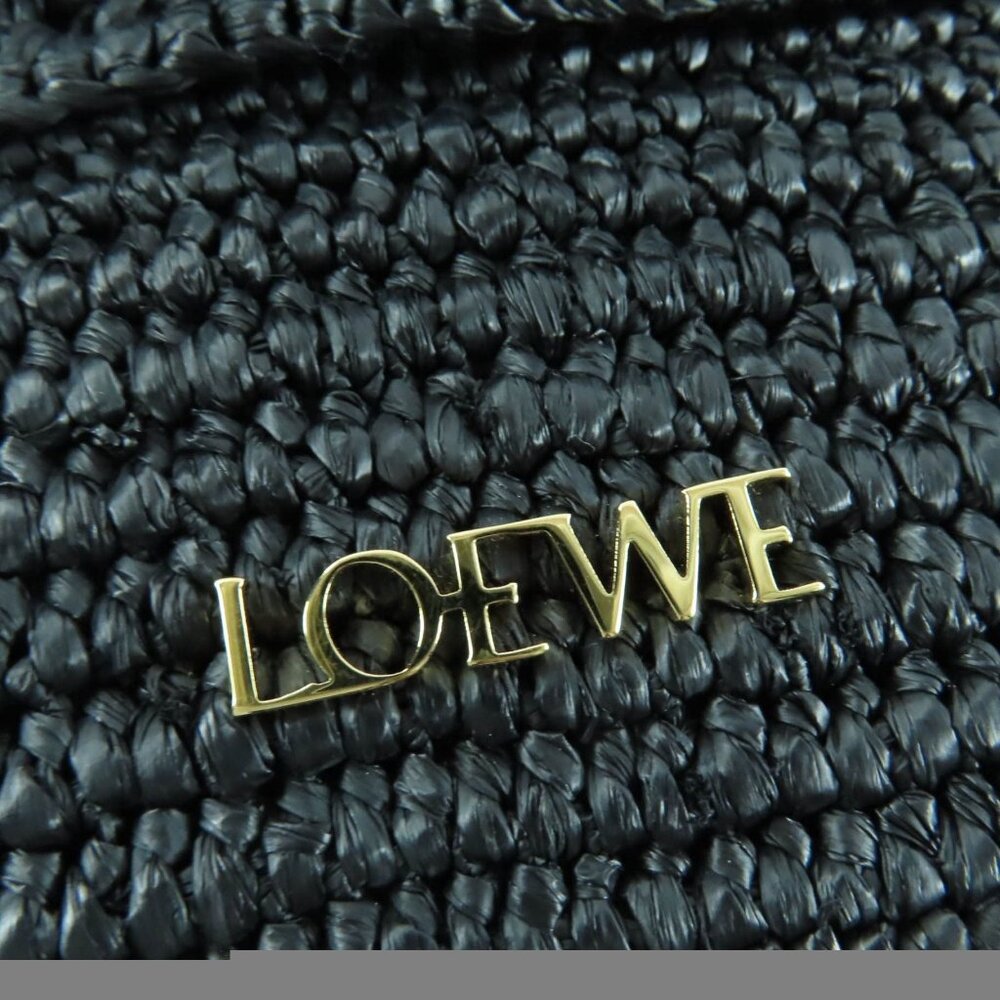 Loewe Ora Raffia Leather with Logo Hardware 2-Way - Picture 9 of 14